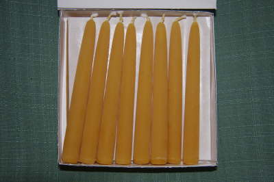 Christbaumkerzen, naturgelb